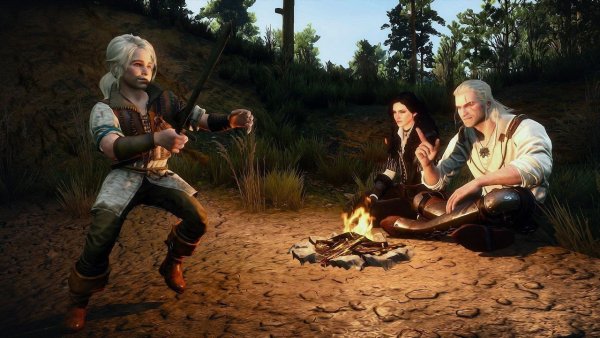 Геральт Лютик и Цири