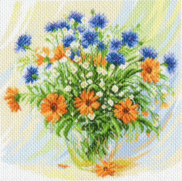 Вышивка чаепитие в саду