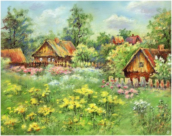 Панна весенний венок