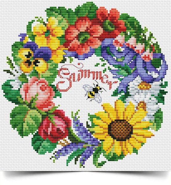 Схемы для вышивания крестом пейзажи