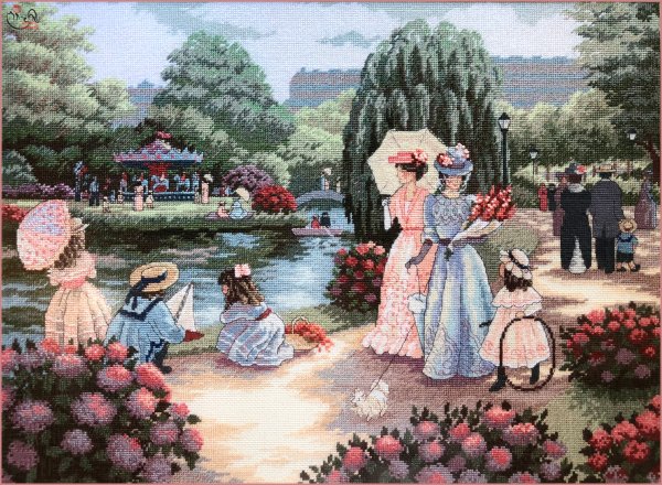 Вышивание крестиком пейзажи