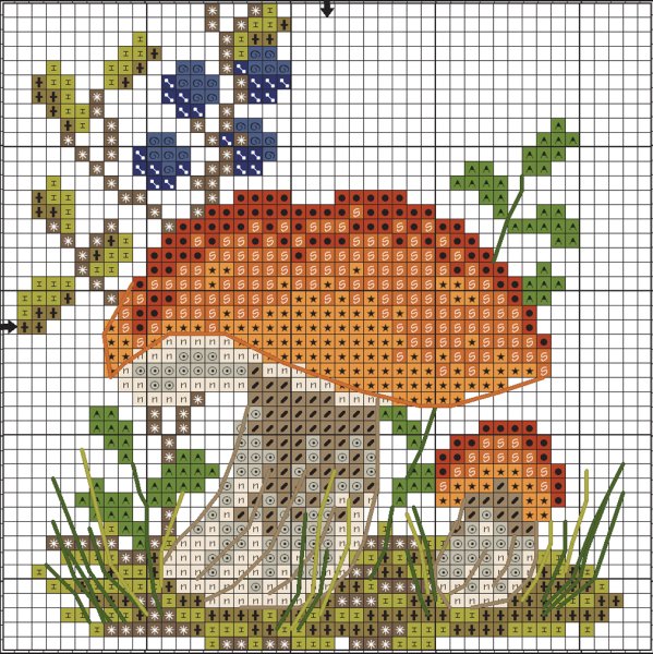 Большие схемы вышивки крестом