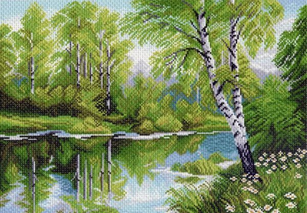 Деревенский пейзаж золотое Руно