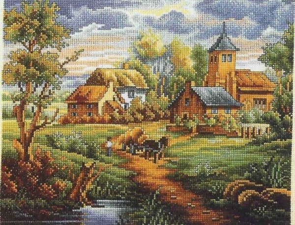 Матрёнин Посад канва сосны