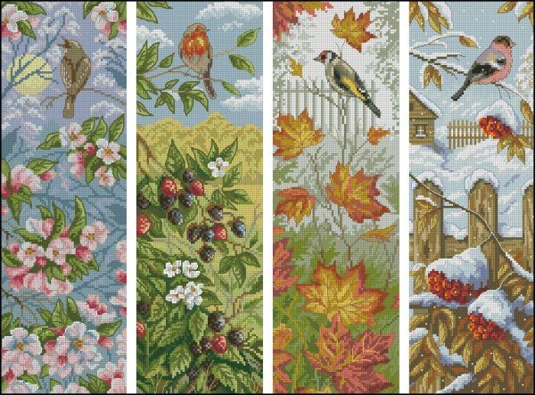 Вышивание крестом природа