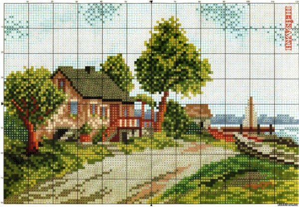 Искусница наборы для вышивания храм