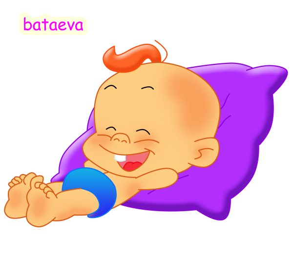 Карапуз на белом фоне