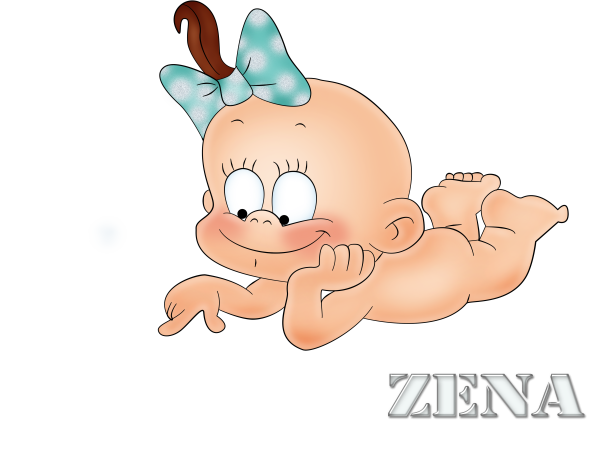 Карапузики на прозрачном фоне