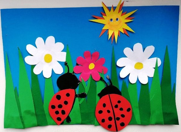 Летние аппликации в ДОУ