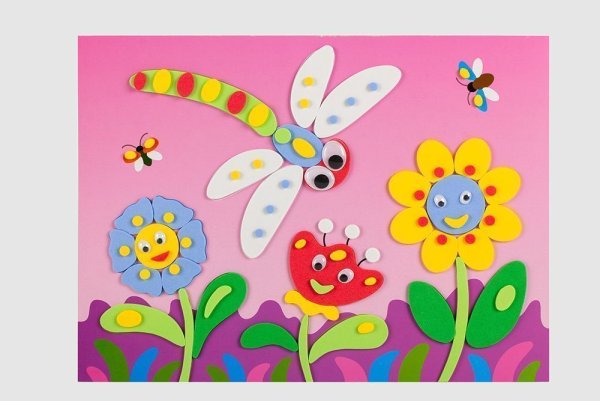 Летняя аппликация в старшей группе