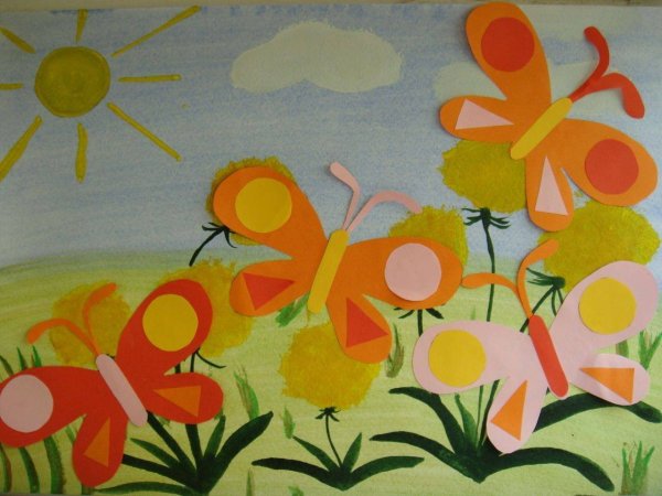 Аппликация летняя фантазия