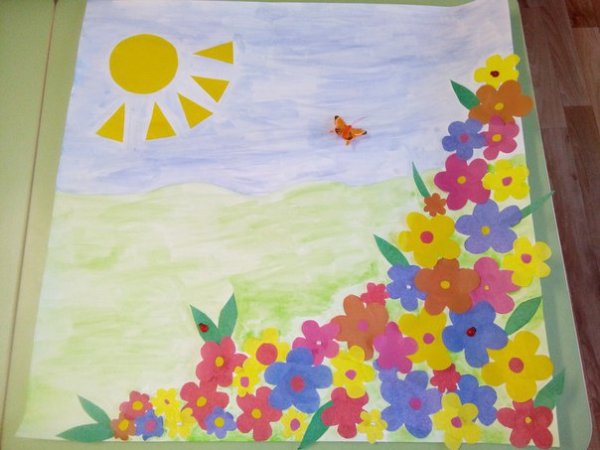 Рисование лето в подготовительной группе детского сада