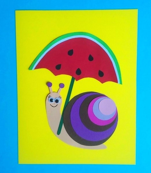 Аппликация для детей лето