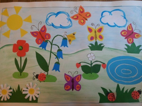 Аппликация лето