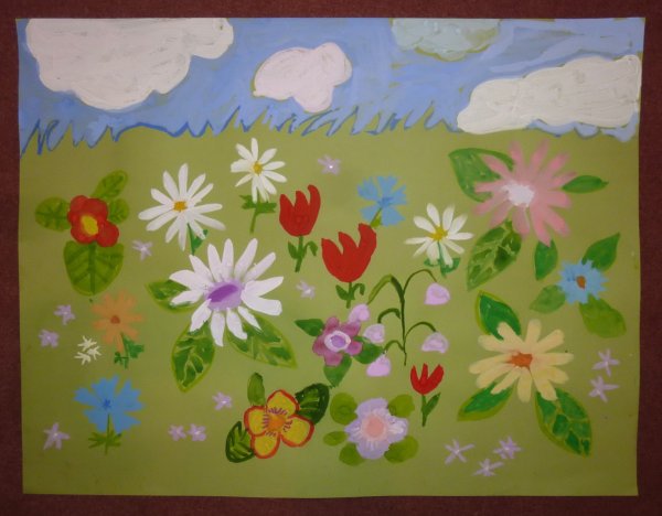 Аппликация лето