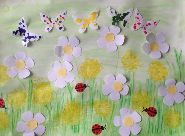 Аппликация на тему лето в детском саду