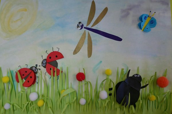 Стрекоза поделка для детей