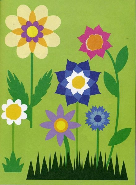 Пейзаж Радуга пластилинографию