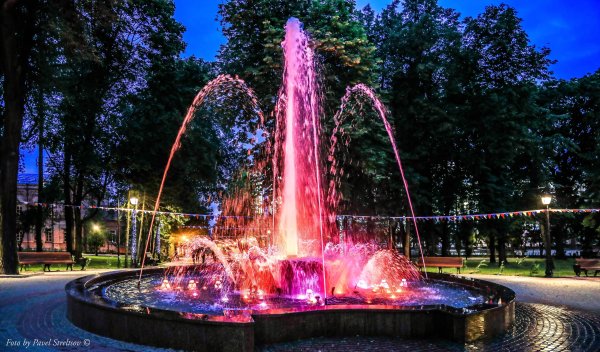 Брянск лето фонтан