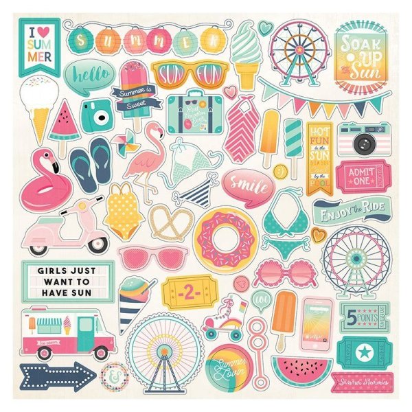 Скрапбукинг наклейки