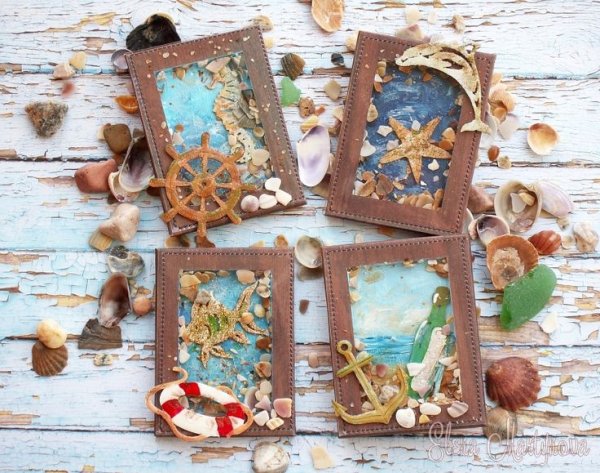 Морская тема в скрапбукинге