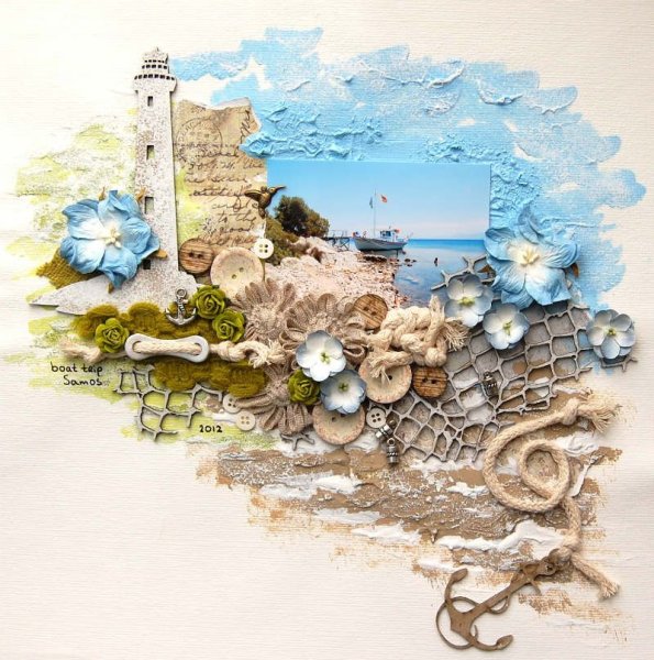 Коллаж в стиле Скрапбукинг