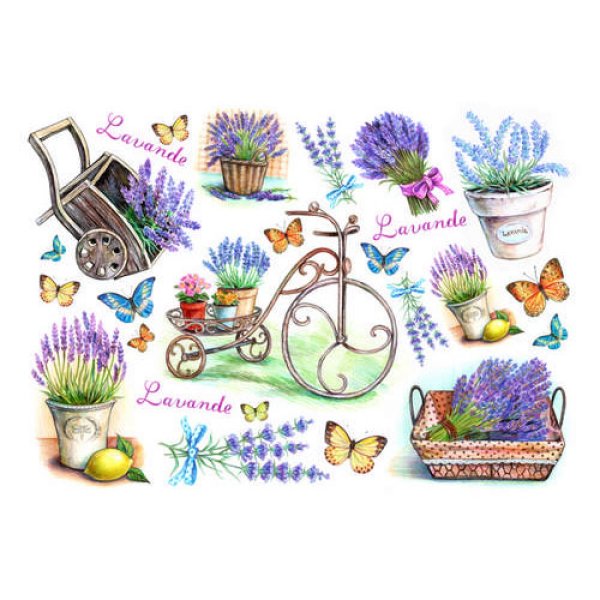 Наклейки для декупажа в стиле Прованс