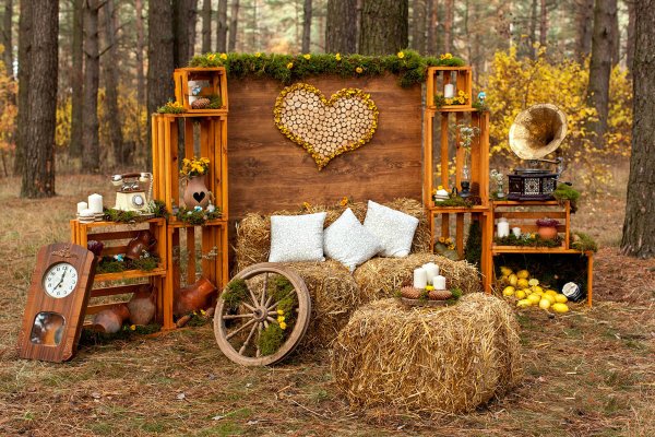 Фотозона на природе