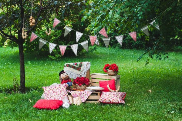 Свадьба на природе в лесу