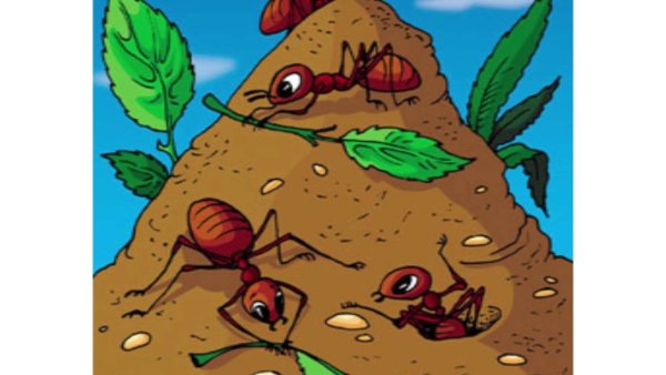 Муравейник мультяшный