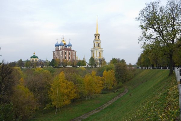 Осень Золотая Рязань Рязанский Кремль