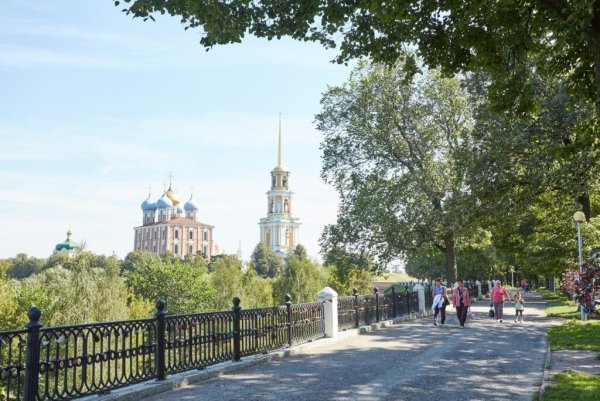 Рязанский Кремль вид с моста