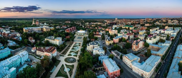 Рязань с высоты птичьего
