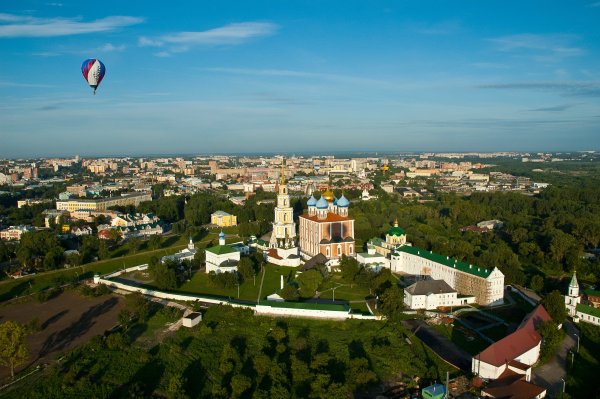 Кремль Рязань территория
