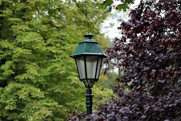 Ночь скамейка фонарь