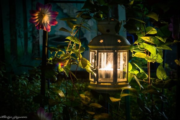 Красивый уличный фонарь