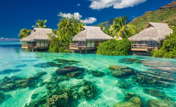 Мальдивы тропики бунгало