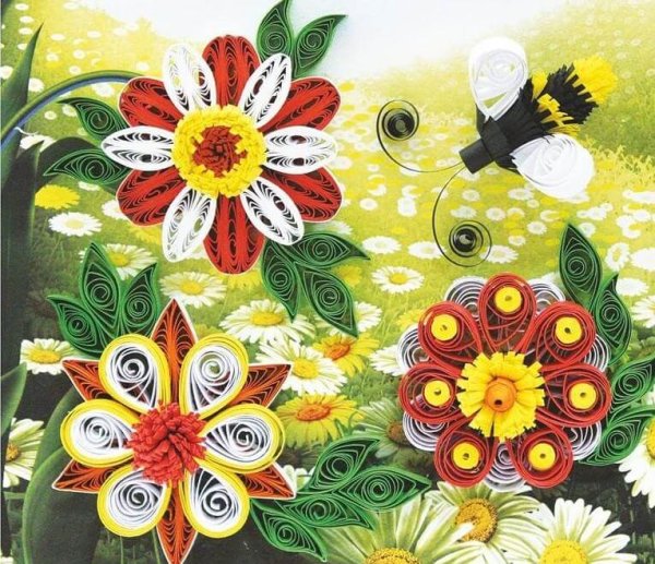 Квиллинг на тему лето