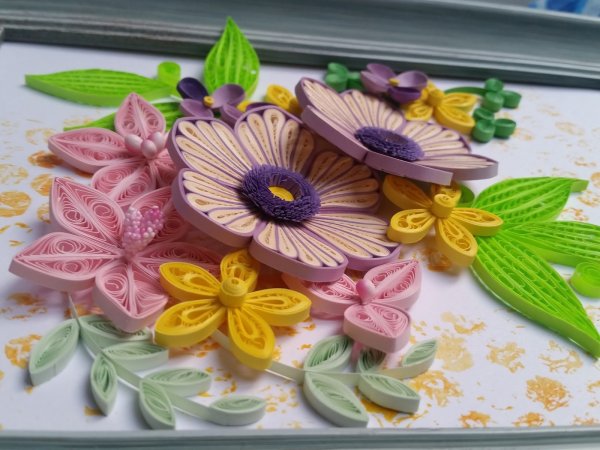 Весна в стиле квиллинг