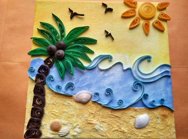 Поделка море