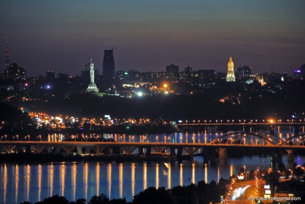 Киев вечером