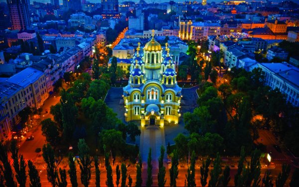 Панорама Киева София центр