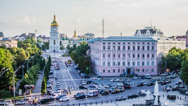 Киево-Печерский монастырь вид сверху