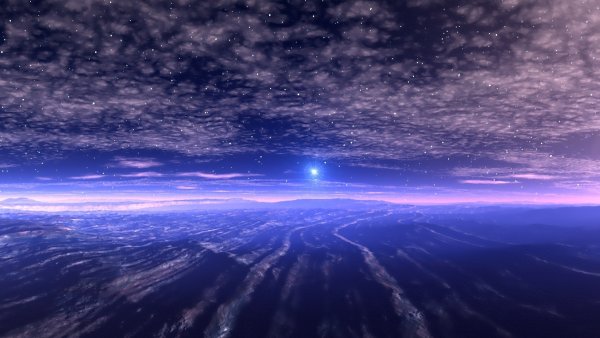 Ночное небо с планетами