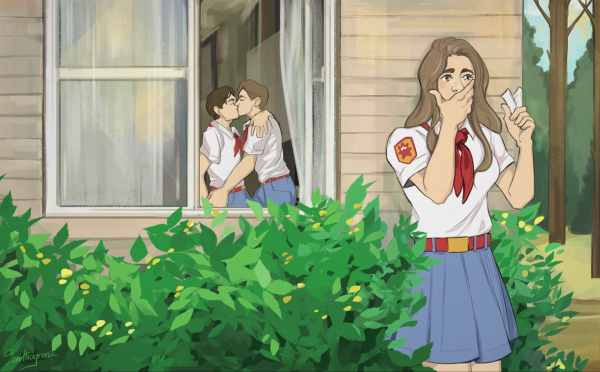 Лео в Пионерском галстуке