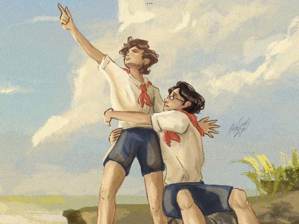 Лето в Пионерском галстуке арты поцелуй