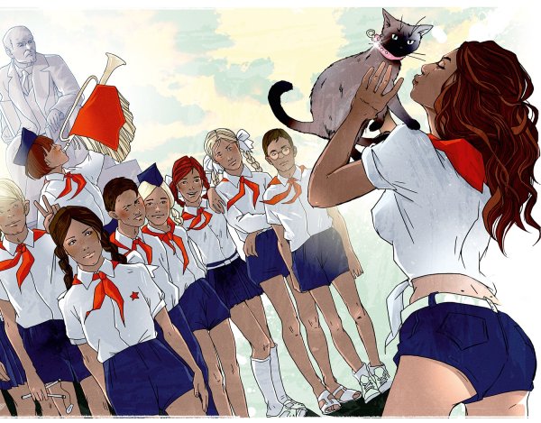 Пионерский фон для презентации