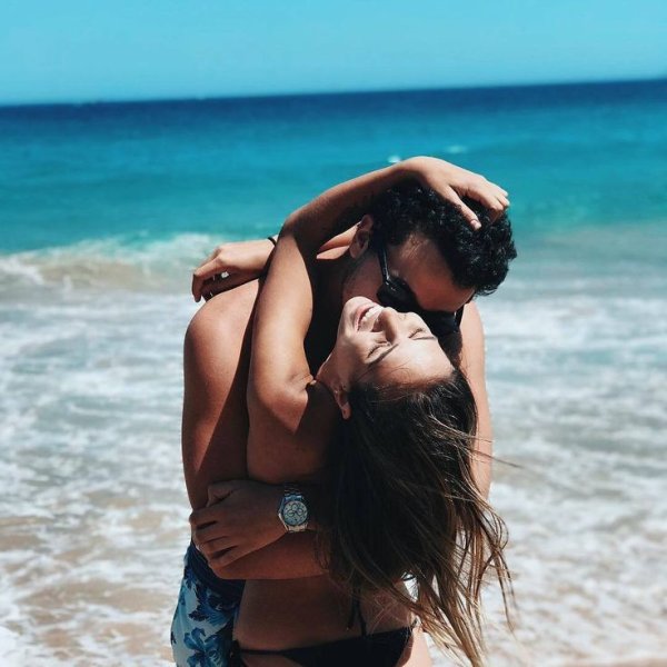 Лето пляж пара