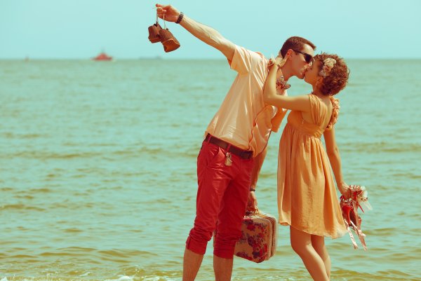 Парень и девушка любовь