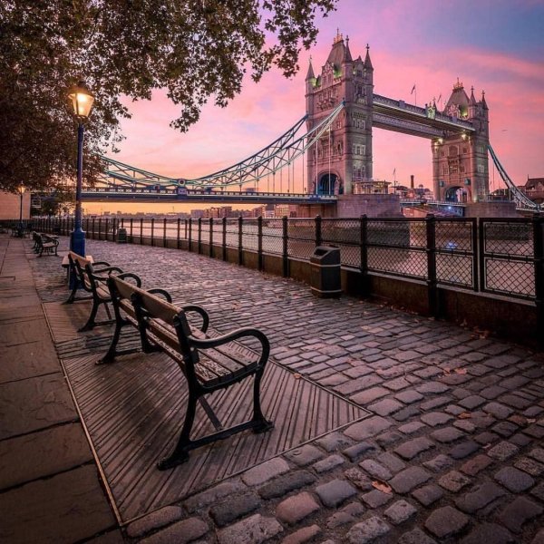 Набережная Темзы в Лондоне